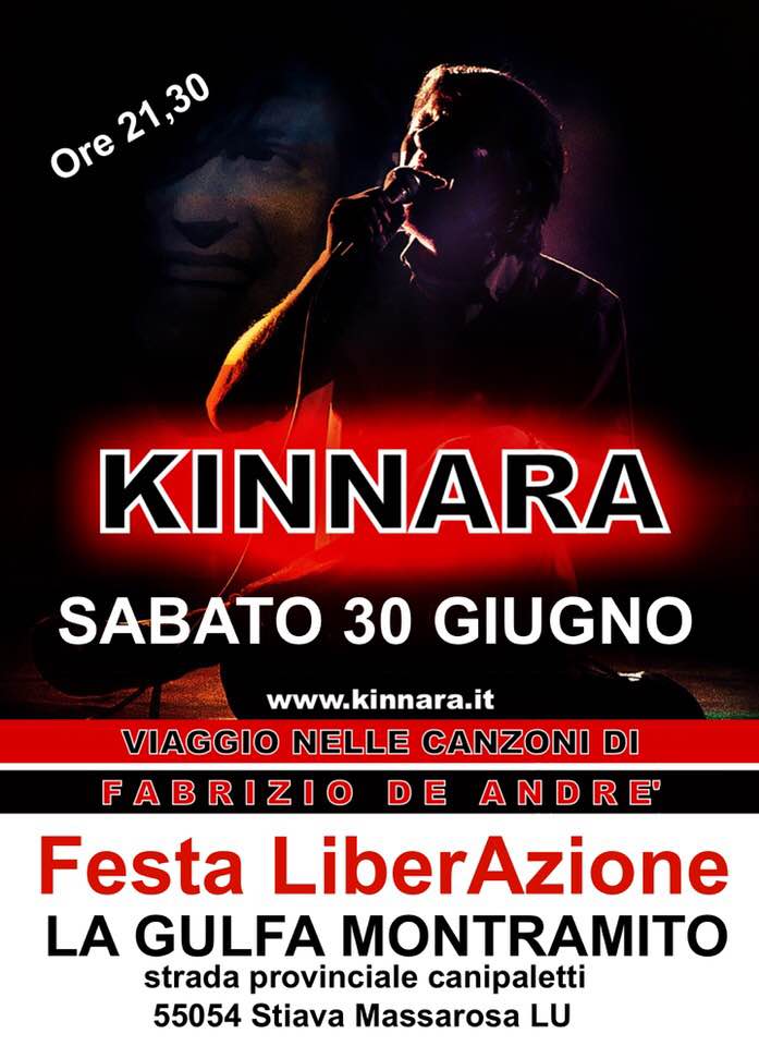 Inizia la Festa di Liberazione, con Renato Curcio e la musica dei Kinnara