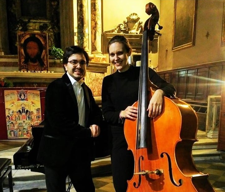 Concerto per contrabbasso e pianoforte alla casermetta San Pietro