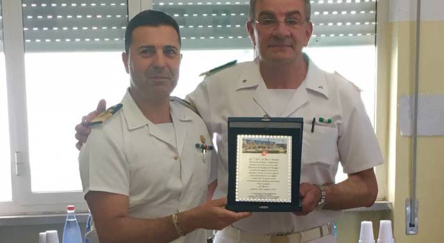 Il luogotenente Marco Desideri trasferito alla Direzione Marittima di Livorno