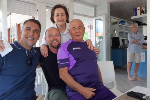 Batistuta in Versilia: Re Leone Batigol al bagno Panoramic di Lido di Camaiore
