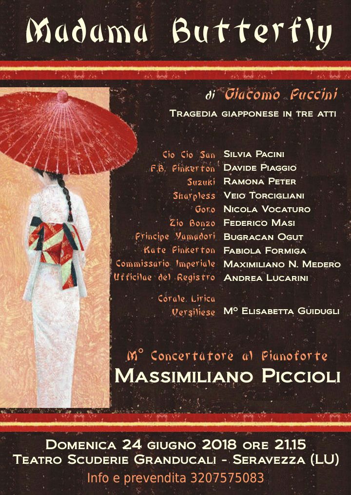 Madama Butterfly di Giacomo Puccini alle Scuderie Granducali