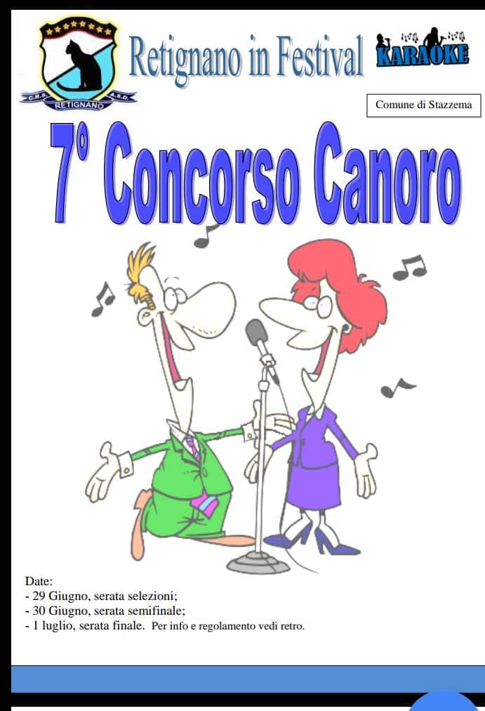 Torna il concorso canoro Retignano in Festival