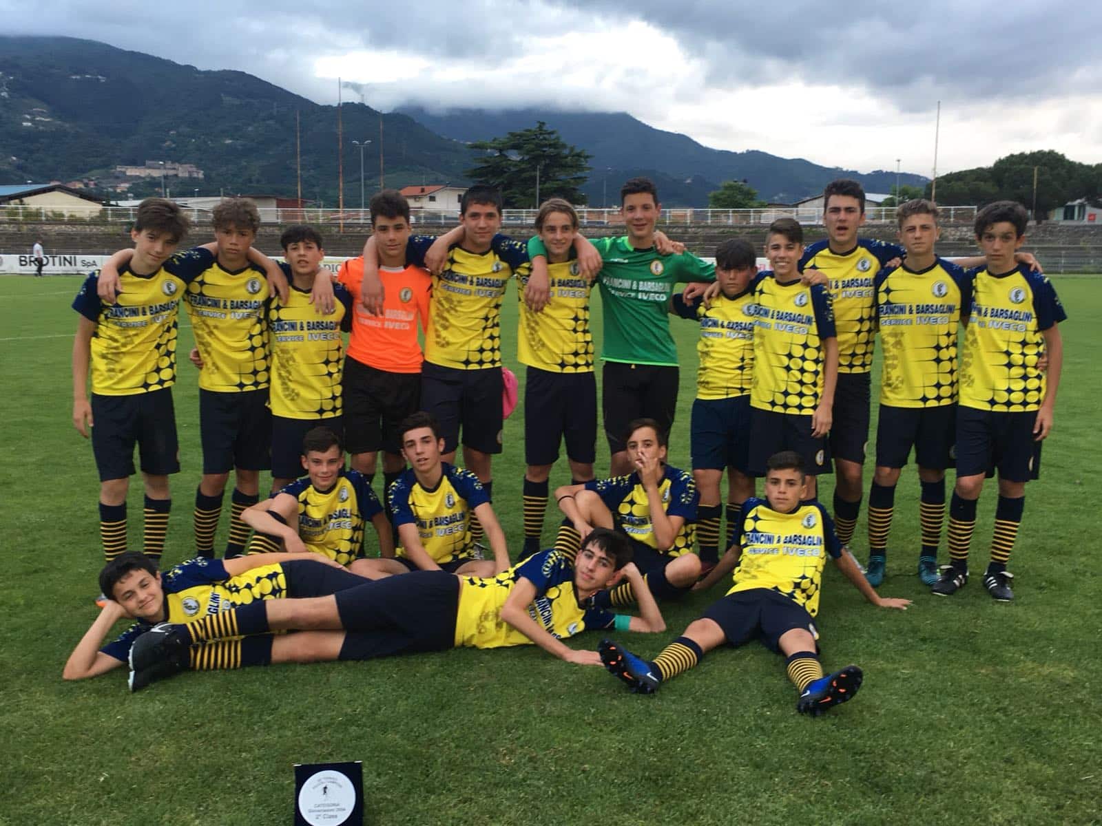 I giovanissimi B dell’AC Lido al 35° torneo Piccoli Campioni di Romagnano