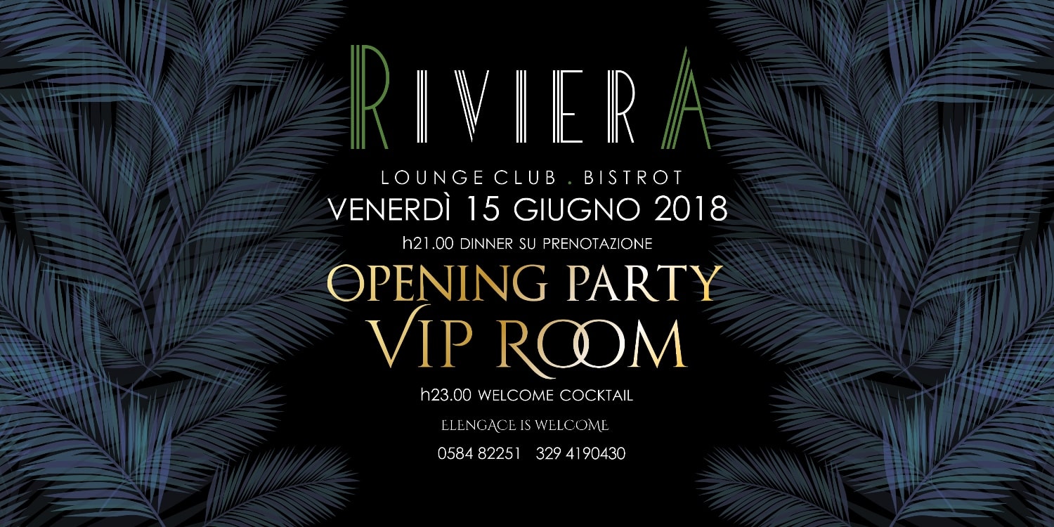 Riviera di Forte dei Marmi, tutto pronto per inaugurazione Vip Room