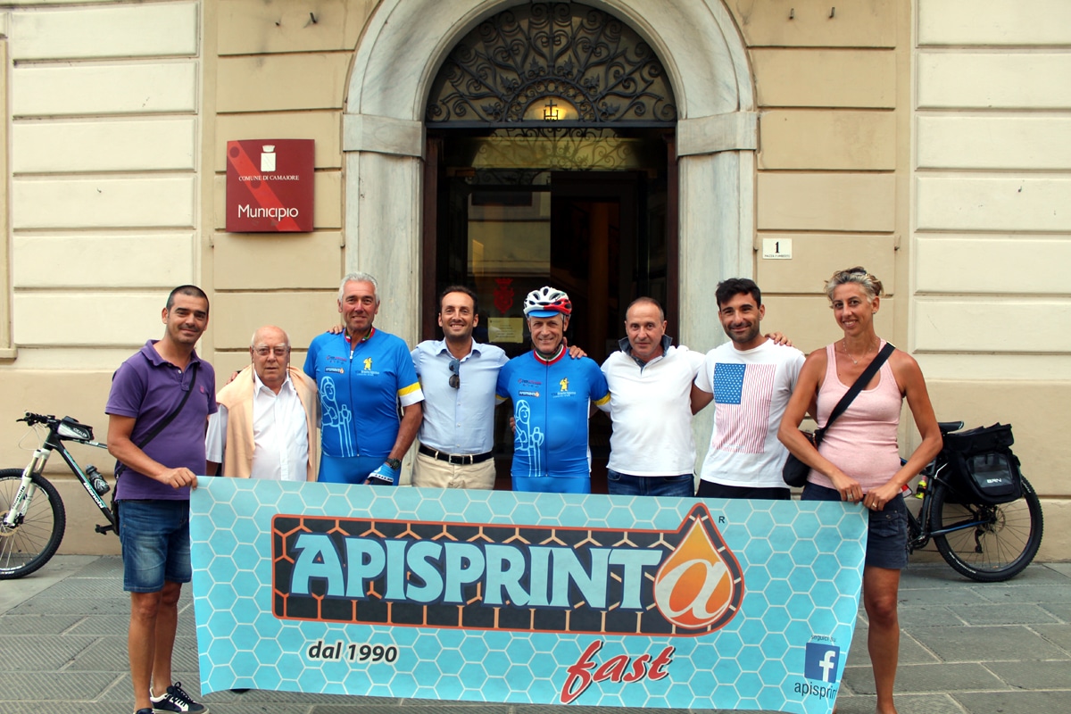 In bici da Camaiore a Roma