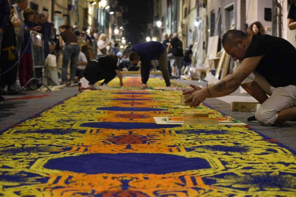 tappeti di segatura camaiore