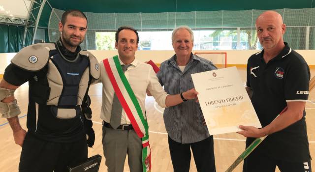 La nazionale italiana Hockey su pista in ritiro al Pardini Sporting Center