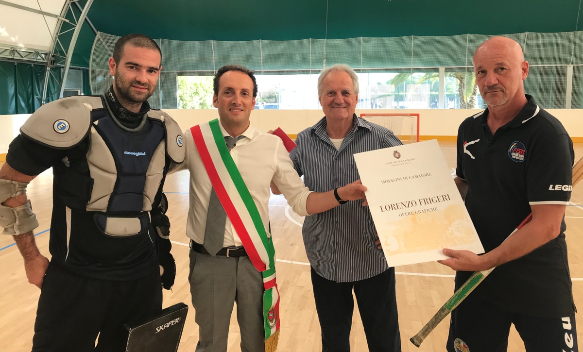 La nazionale italiana Hockey su pista in ritiro al Pardini Sporting Center