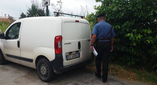 Furgone rubato al Don Bosco ritrovato a Torre del Lago: era parcheggiato in via Butterfly da 10 giorni