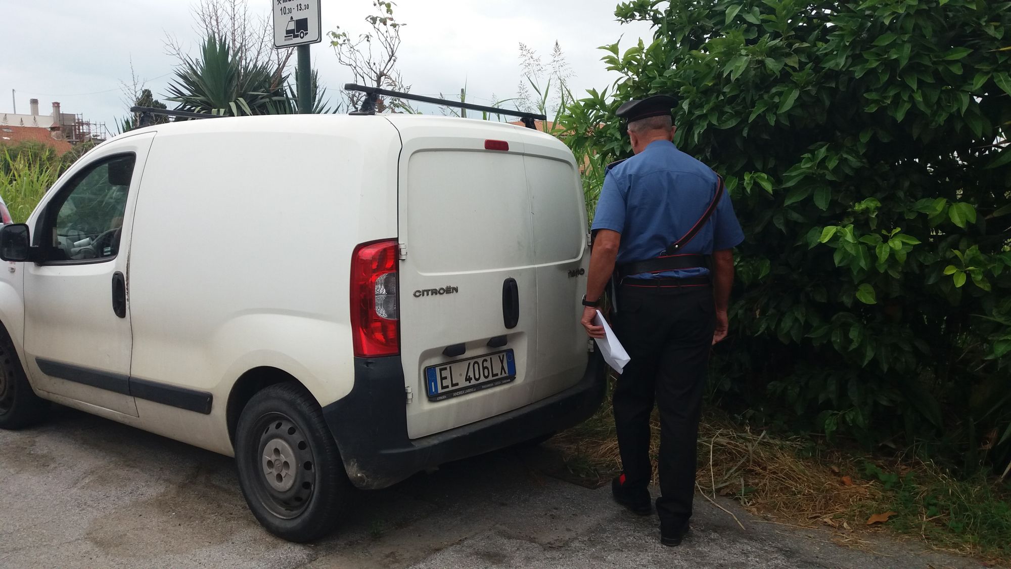 Furgone rubato al Don Bosco ritrovato a Torre del Lago: era parcheggiato in via Butterfly da 10 giorni