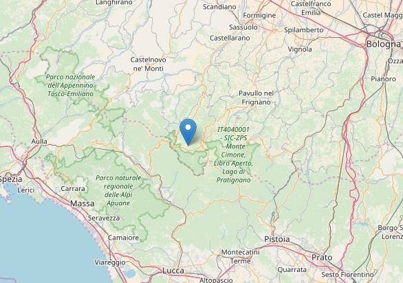 La terra trema sull’appennino: la scossa di terremoto avvertita anche a Massarosa