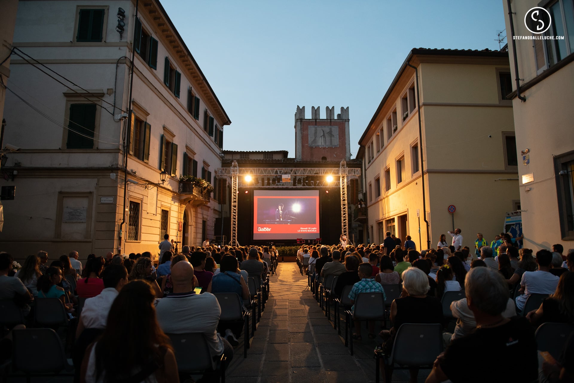 Gli Ex-Otago sul palco del Festival Gaber