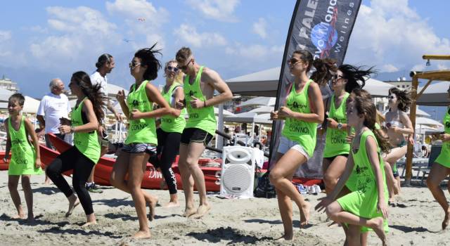 Fitness in spiaggia