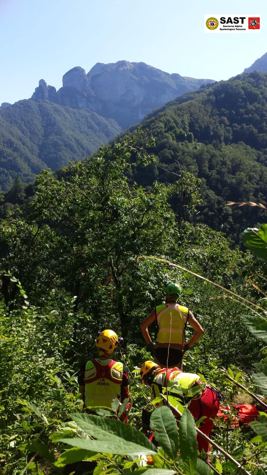 Sospetto infarto durante un’escursione, salvato dal Soccorso Alpino