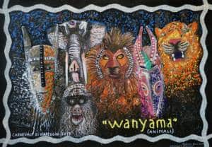 canova michele wanyama mascherta carnevale di viareggio 2019