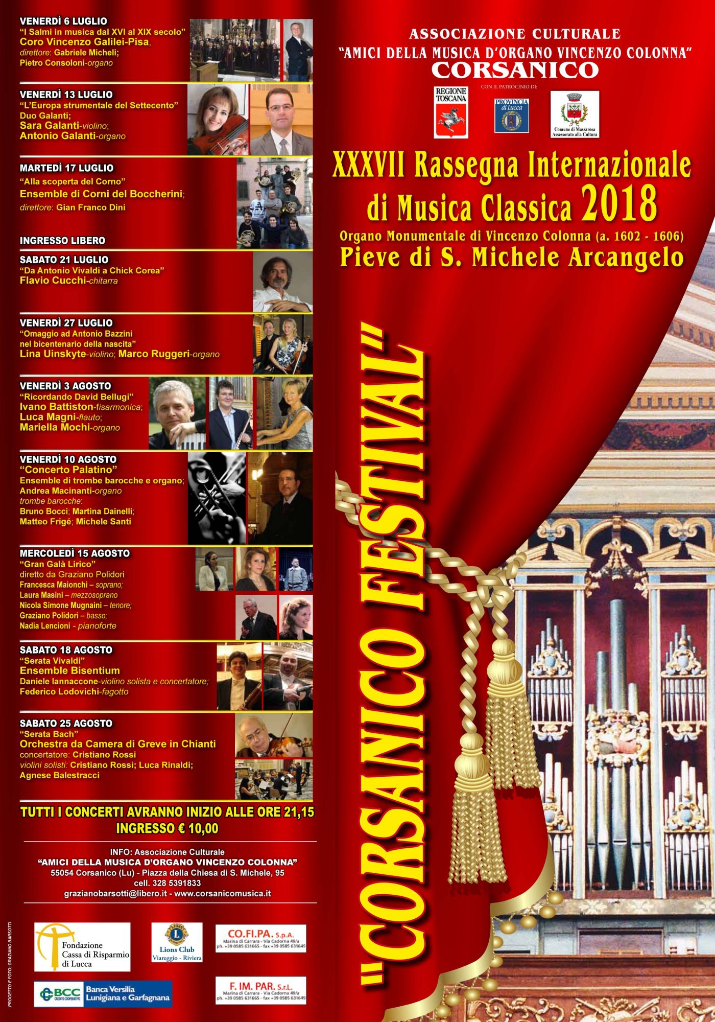 Al Corsanico Festival i “Corni del Boccherini”