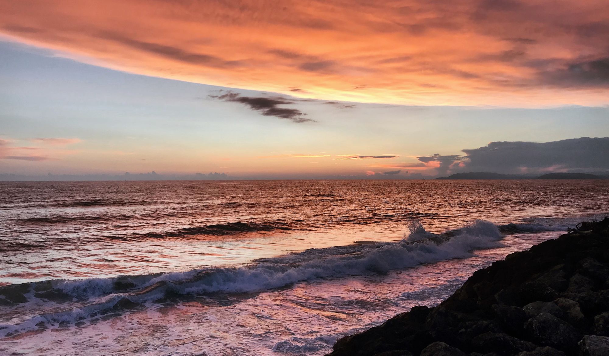 Tramonto a Viareggio