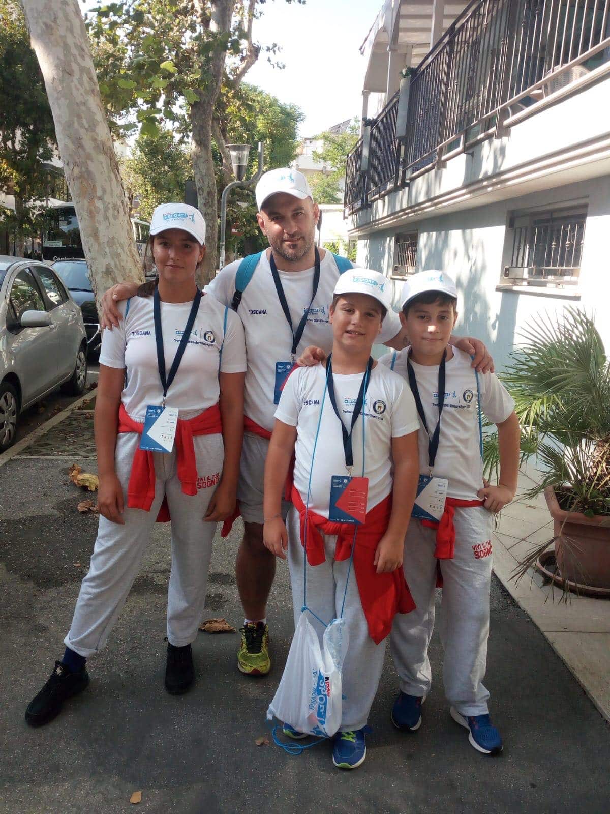 Mattia Lombardi e Matteo Pace dell’ASD Kuro Obi alla fase nazionale del Trofeo Coni