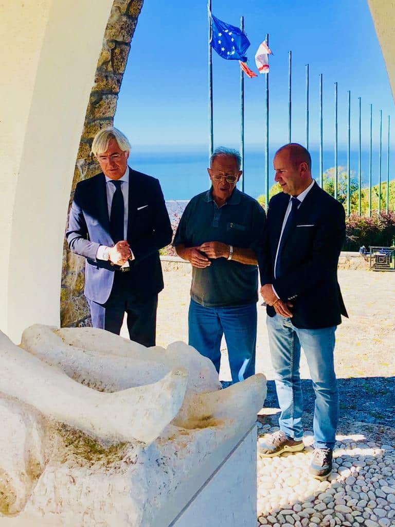 Umberto Buratti in visita a Sant’Anna di Stazzema