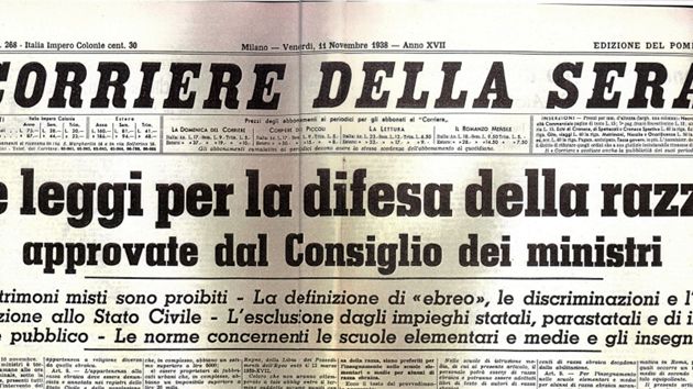 “Cerimonia del ricordo e delle scuse”: il mondo accademico riconosce le proprie responsabilità a 80 anni dalla firma delle Leggi razziali