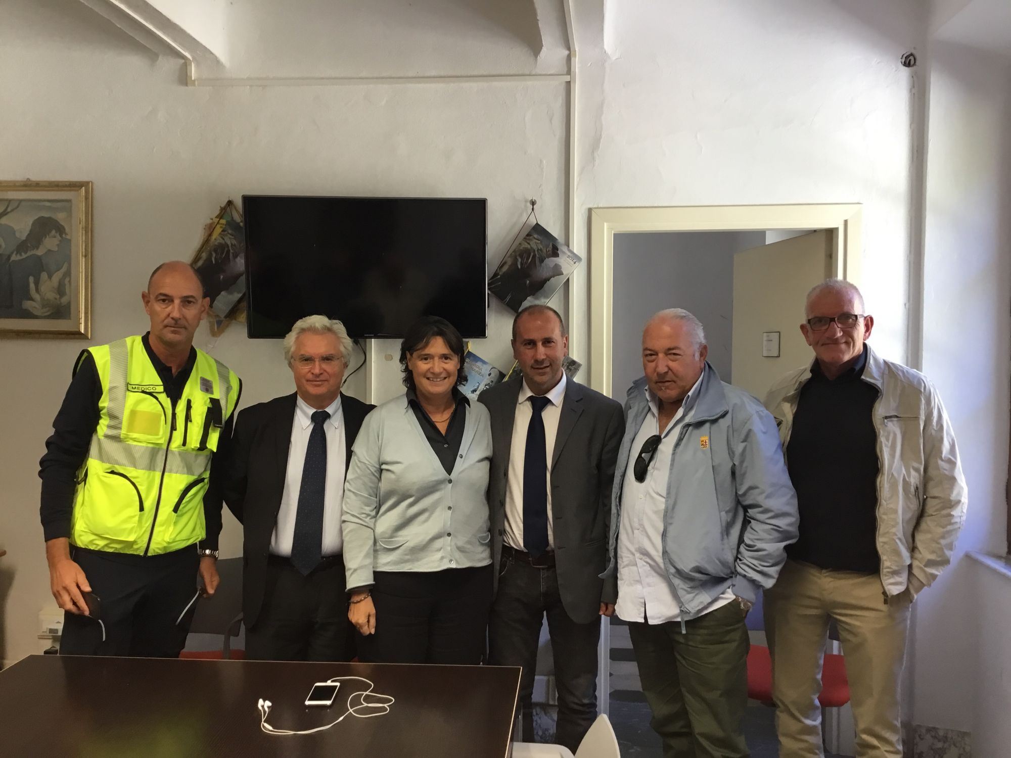 “Migliorato il servizio 118 a Pontestazzemese” L’assessore Saccardi, insieme ai dirigenti Asl, ha incontrato il sindaco Verona