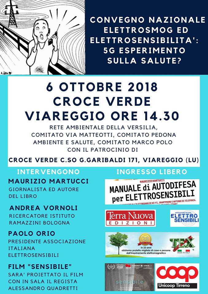 Elettrosmog, convegno a Viareggio