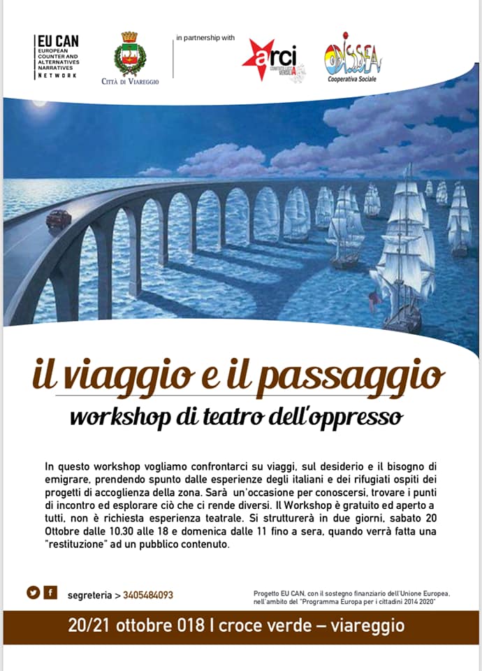 “Il viaggio e il passaggio”: workshop di teatro dell’oppresso alla Croce Verde