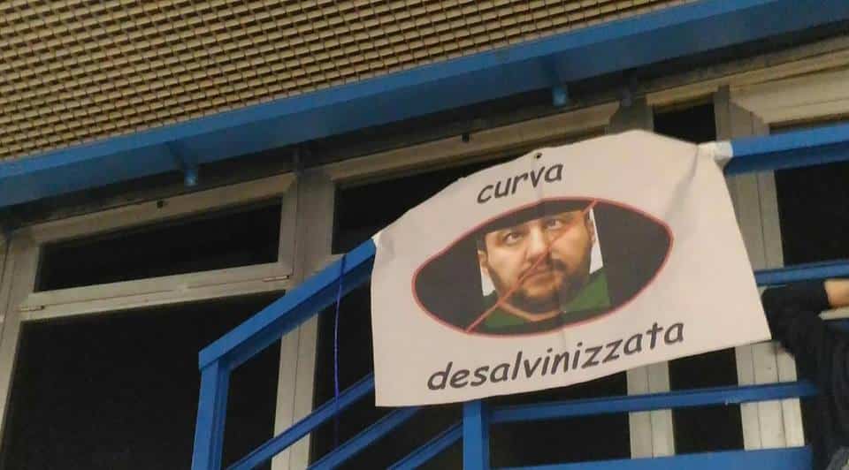 “Curva desalvinizzata” al palasport di Viareggio