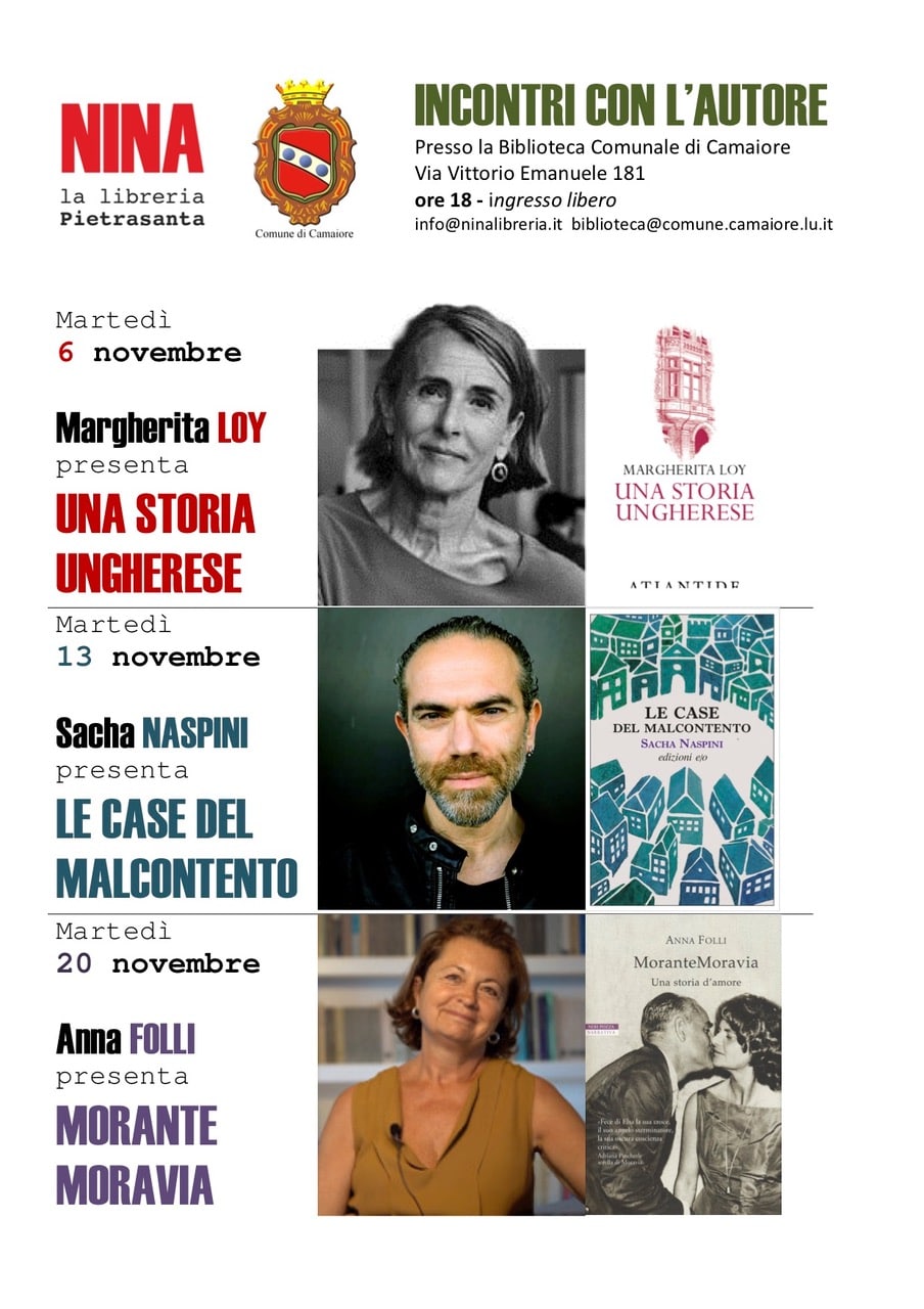 Incontri con l’autore alla biblioteca di Camaiore