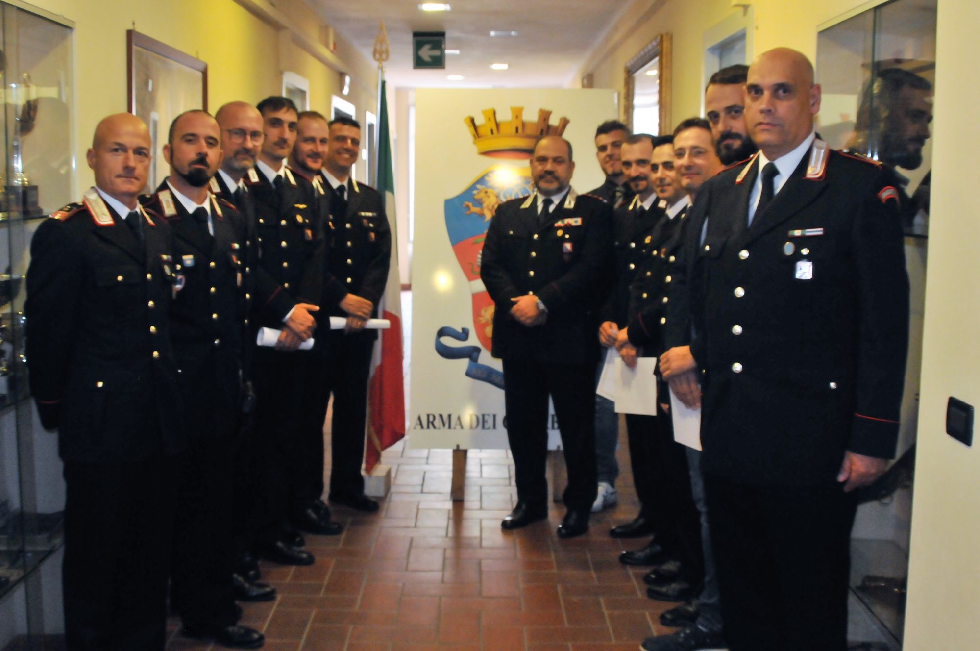 Festa al comando provinciale dei Carabinieri: “Croce d’oro e d’argento” per anzianità di servizio