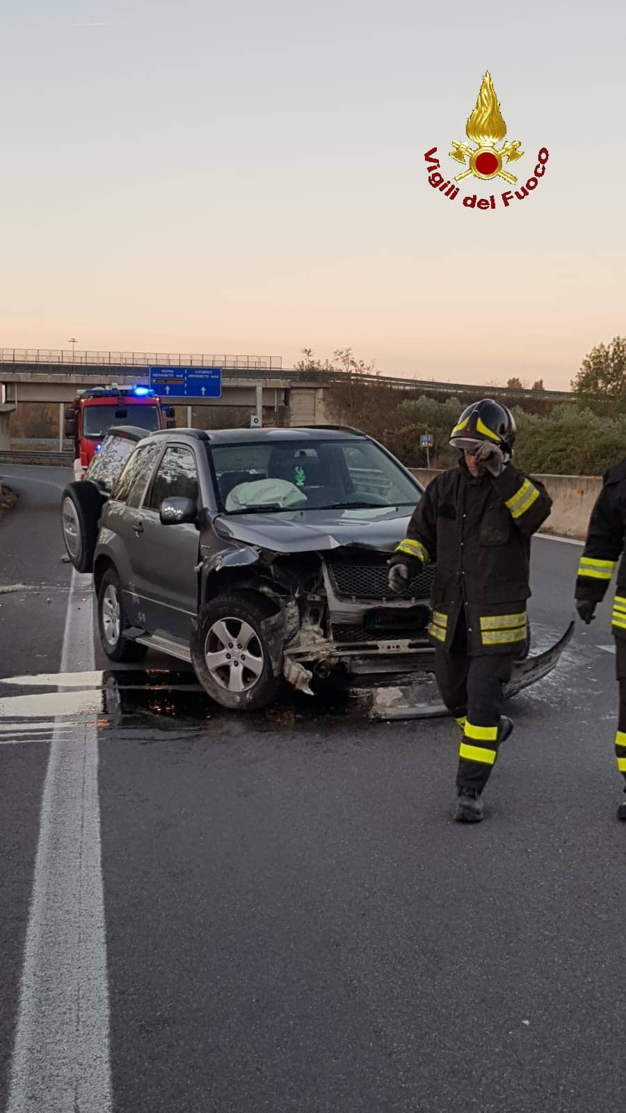 Sbanda e finisce contro il muro