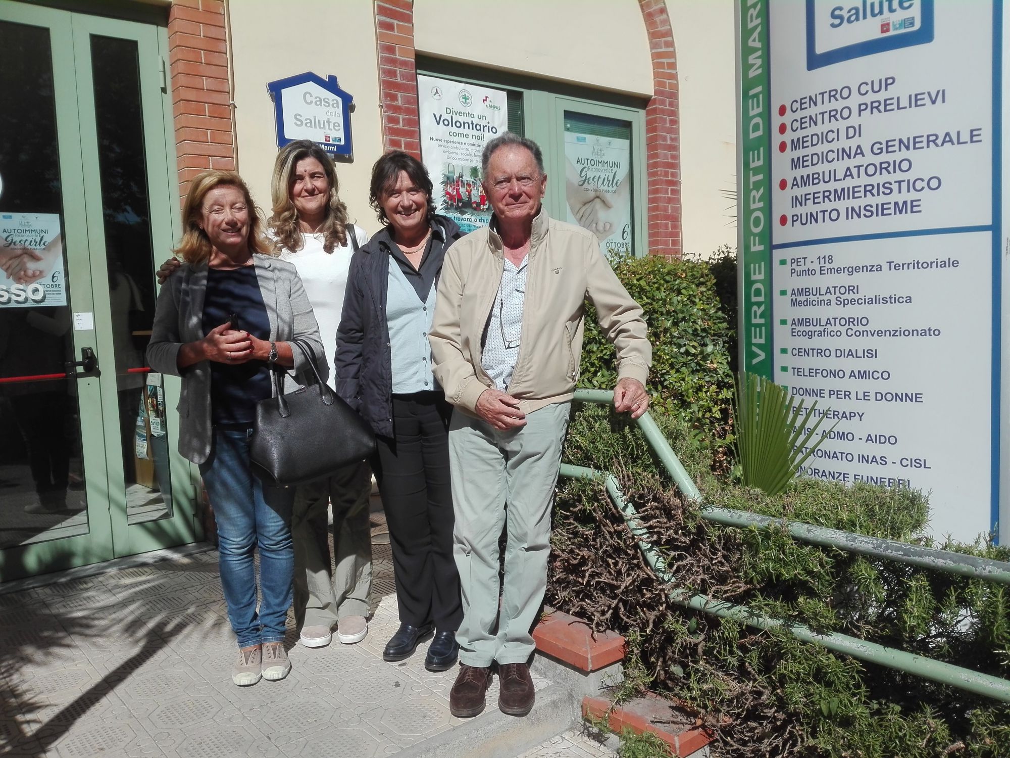 L’assessore Stefania Saccardi in visita alla Croce Verde di Forte dei Marmi