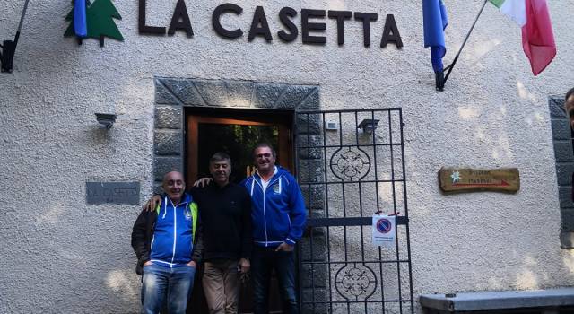 Il sindaco Murzi e i consiglieri Mattugini e Trapasso in visita alla Casetta all&#8217;Abetone