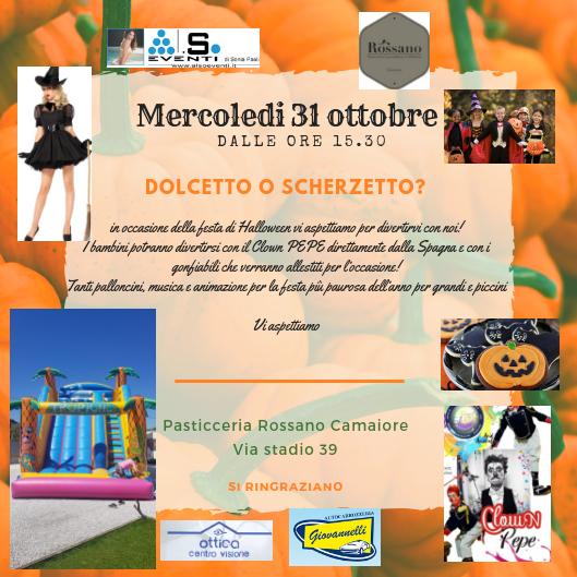 Festa di Halloween a Camaiore per bambini