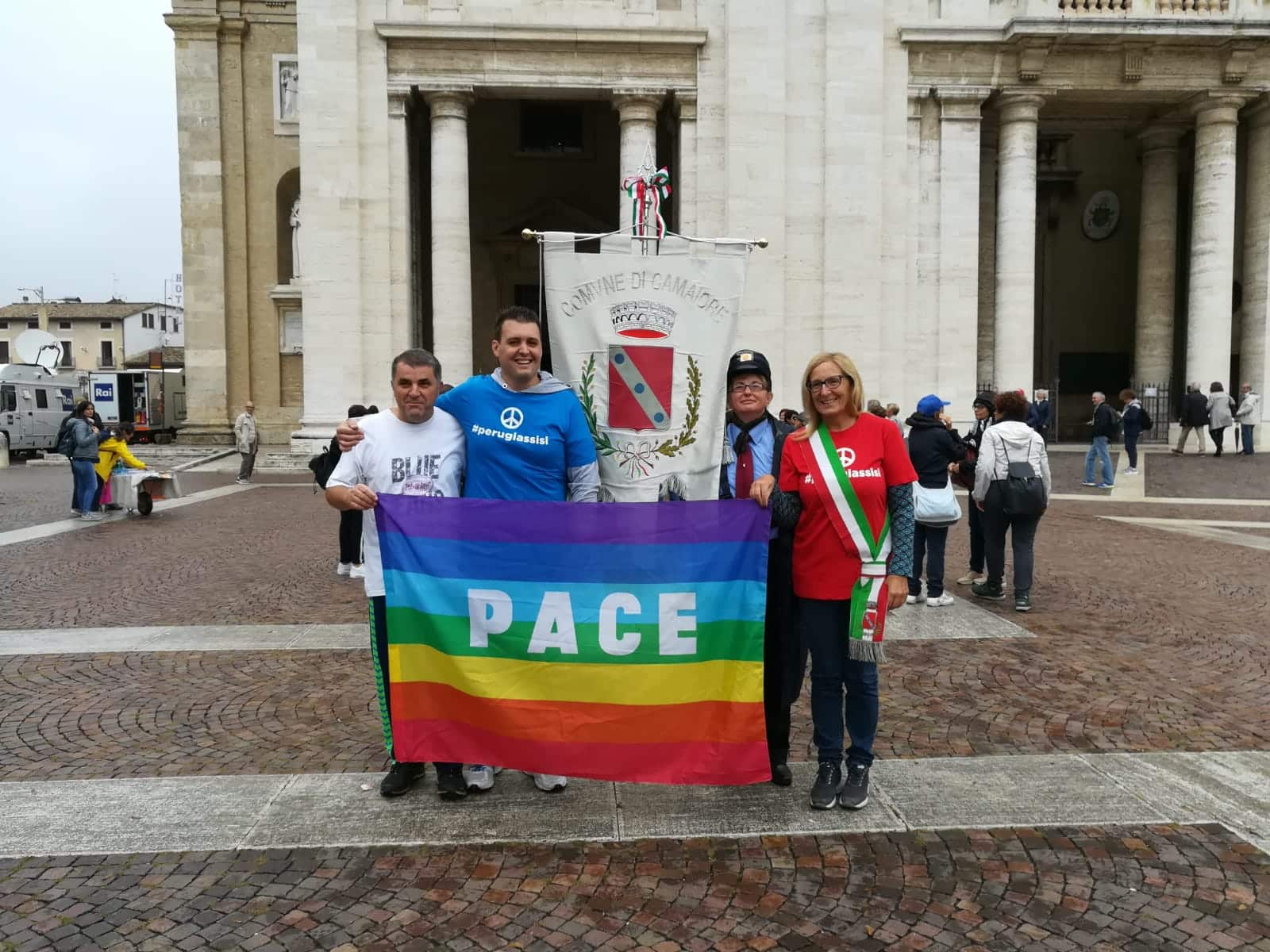 Il Comune di Camaiore alla Marcia della Pace Perugia-Assisi