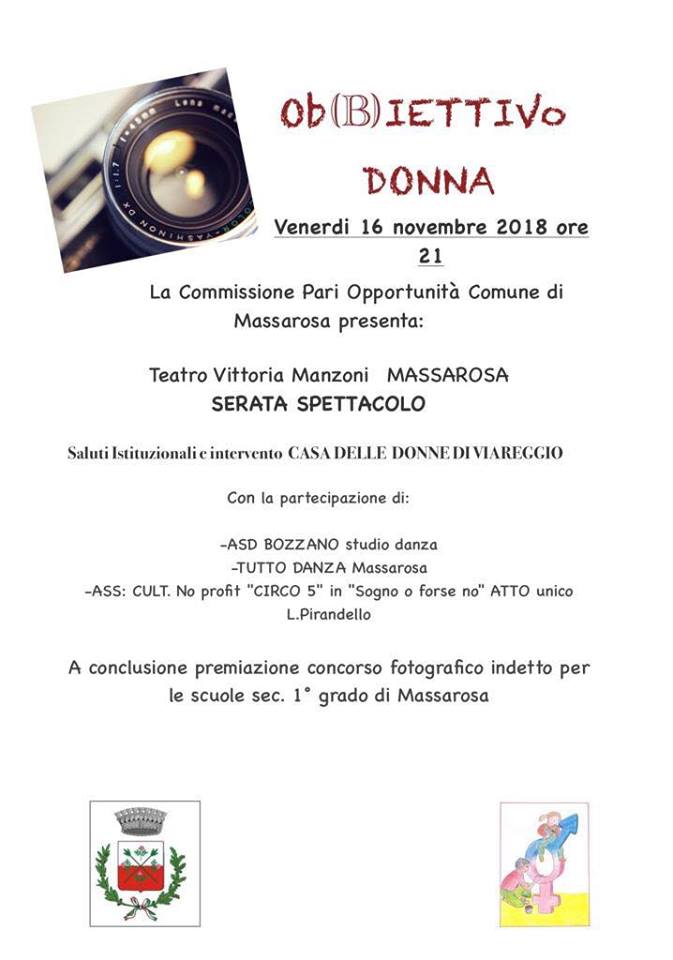 O(b)biettivo donna: concorso fotografico a Massarosa