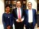 vicepresidente Szorenyi con assessore Lombardi e il console italiano a S...