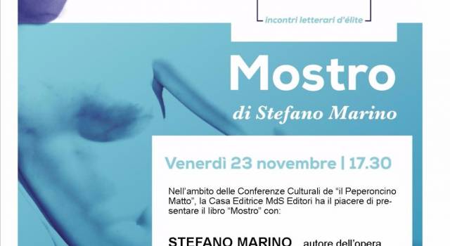 Autori in villa, &#8220;Il mostro&#8221;: Stefano Marino presenta il suo libro