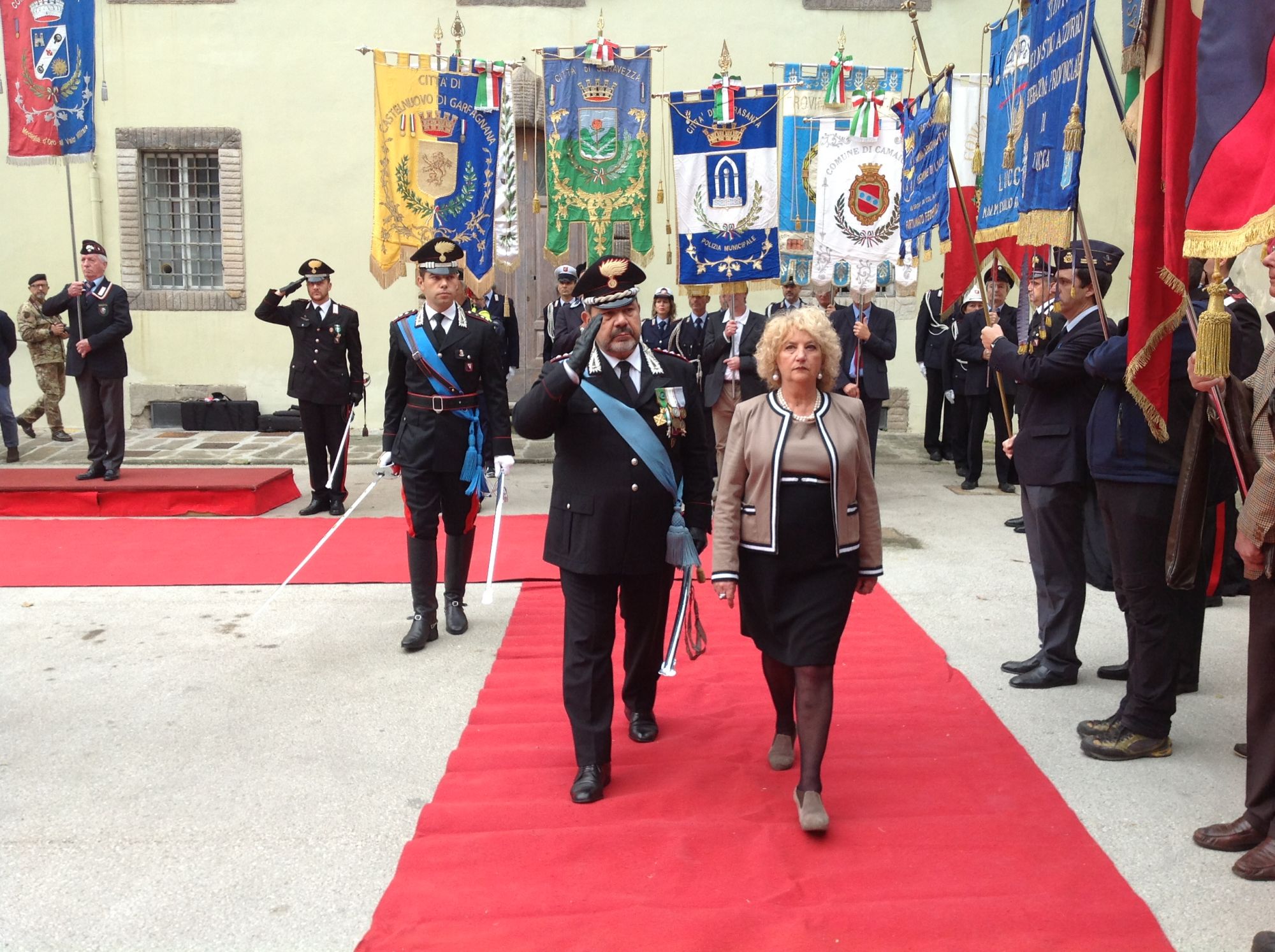 Nel Cortile degli Svizzeri di Palazzo Ducale le celebrazioni del 4 novembre