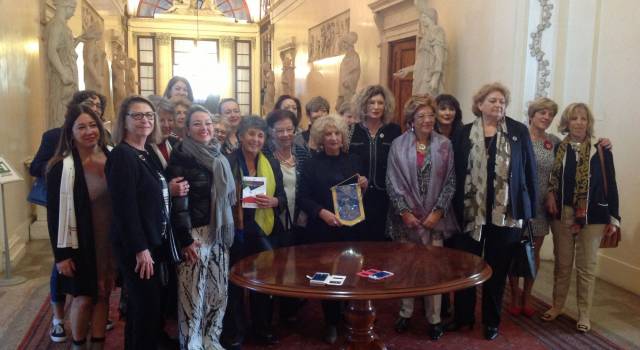Il Prefetto di Lucca riceve la delegazione francese in visita a Palazzo Ducale