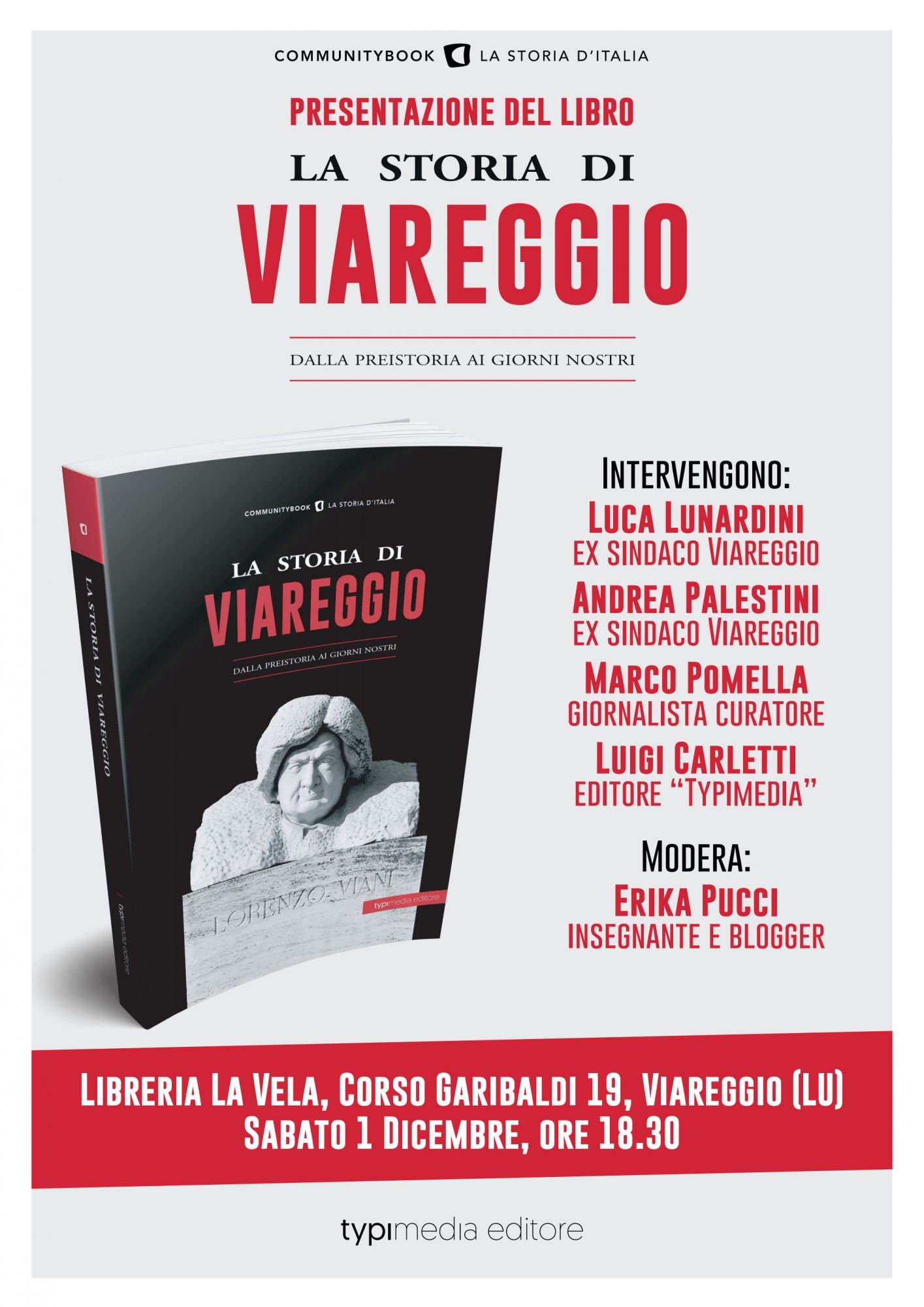 Due ex sindaci a presentare “La Storia di Viareggio”