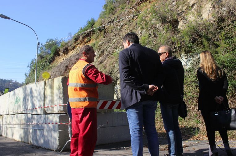 Frane, partiti i lavori anche in via Valdicastello