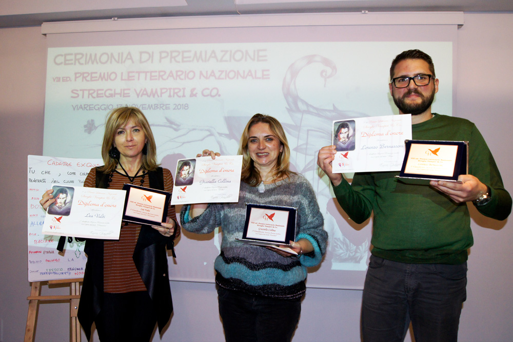 Proclamati i vincitori  della VIII edizione “Premio Letterario Streghe Vampiri & Co.” organizzato da Giovane Holden Edizioni