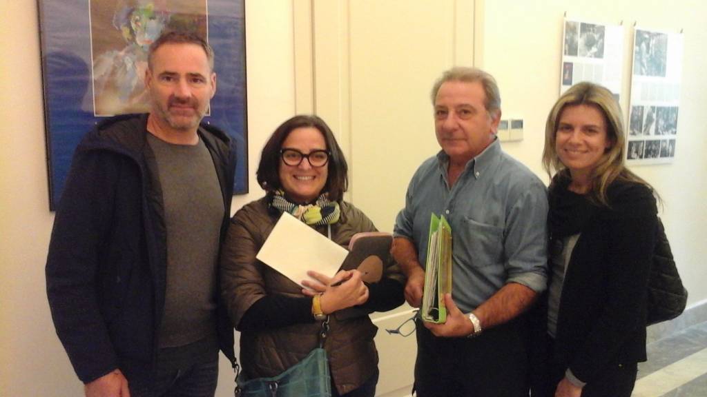 corallo e mattugini con i professori della scuola santini