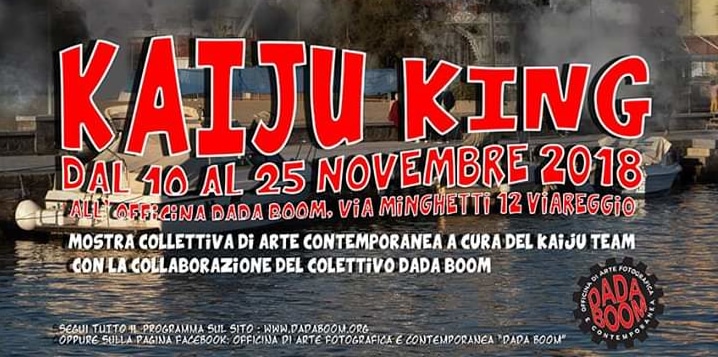 Al Dada Boom il Kaiju King mostra con 50 artisti