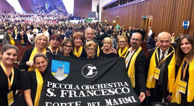 La Piccola Orchestra San Francesco porta il nome di Forte dei Marmi in Vaticano