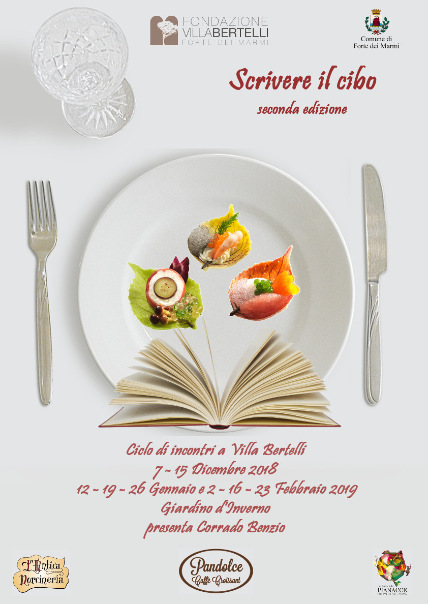 “Scrivere il cibo” seconda edizione: la rassegna dell’arte culinaria ancora di scena a Villa Bertelli