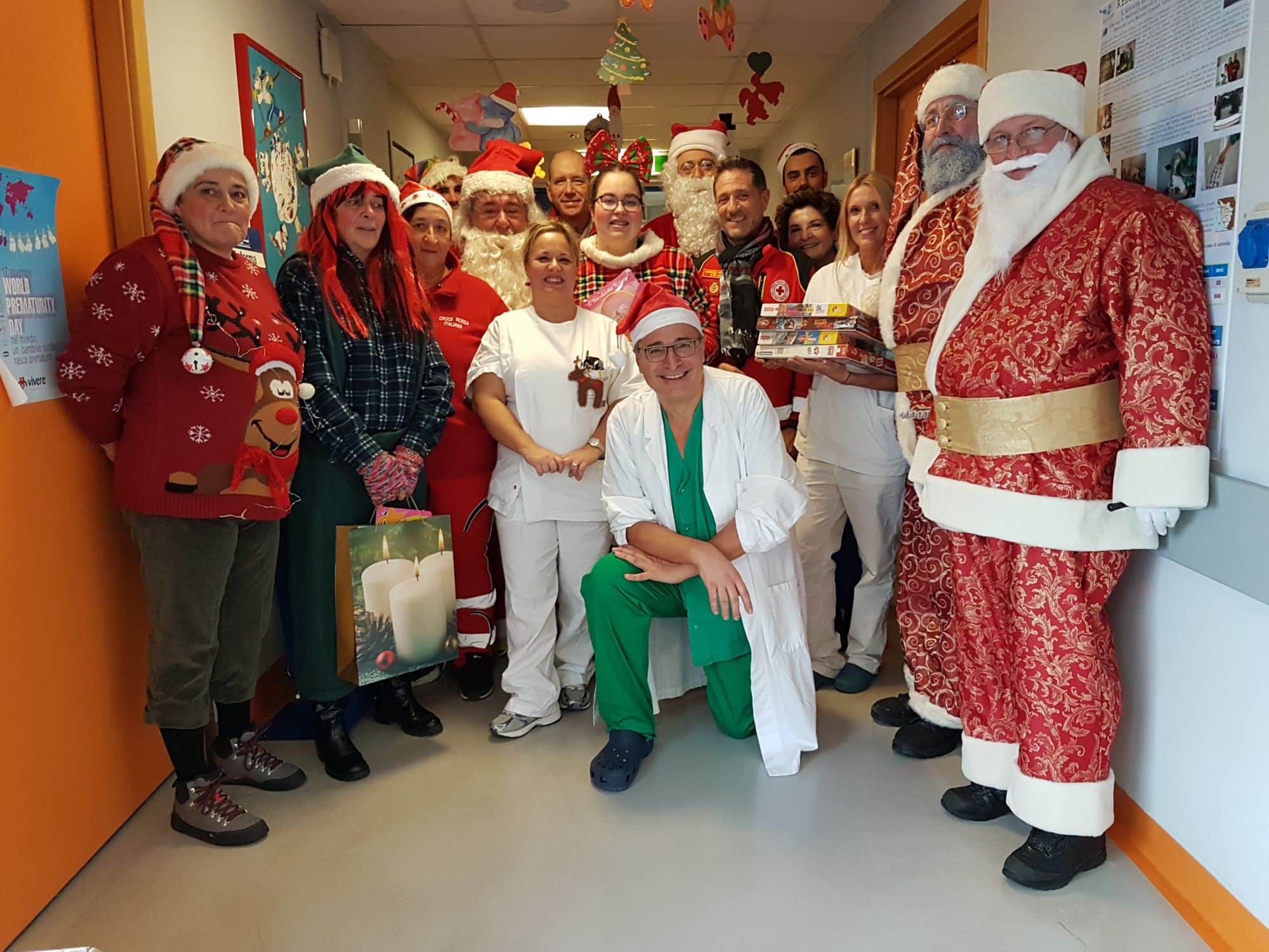 I Babbi Natale targati Croce Rossa in visita a Pediatria