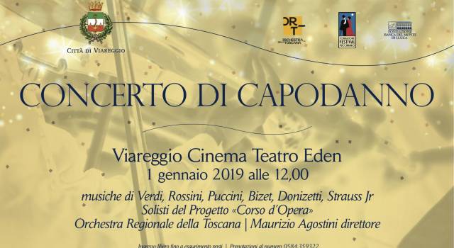 Capodanno in musica con il grande concerto al teatro Eden di Viareggio