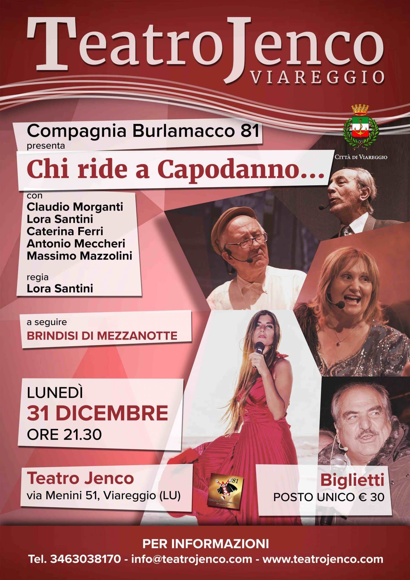 “Chi ride a Capodanno…”, al Teatro Jenco sketch esilaranti e comicità